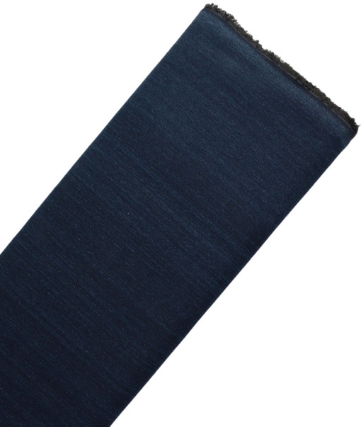 Arvind Men's Cotton Self Design  Unstitched Stretchable Denim Jeans Fabric (Navy Blue) - Image 4