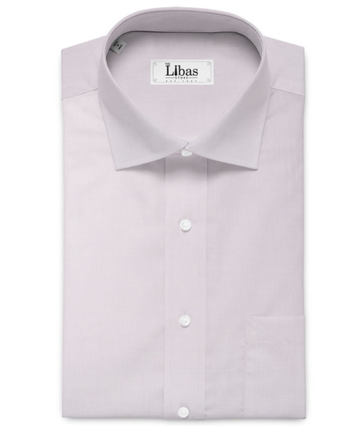 Raymond Men's 100% Cotton Solids  Unstitched Shirting Fabric (Lemonade Pink) - Image 2