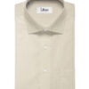 Ferricio Deitlo Men's Poly Cotton Self Design  Unstitched Wrinkle Free Shirting Fabric (Beige)