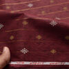 Navsari Men's Cotton Lawn Printed  Unstitched Kurta Fabric (Maroon)