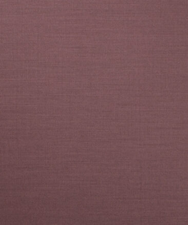 Italian Channel Men's Terry Rayon  Solids  Unstitched Suiting Fabric (Dark Mauve)