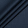 Italian Channel Men's Terry Rayon  Structured  Unstitched Suiting Fabric (Dark Blue)