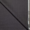 OCM Men's 40% Wool Super 100's Checks  Unstitched Suiting Fabric (Dark Lead Grey).