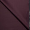 J.Hampstead Men's Terry Rayon  Solids  Unstitched Suiting Fabric (Dark Wine)