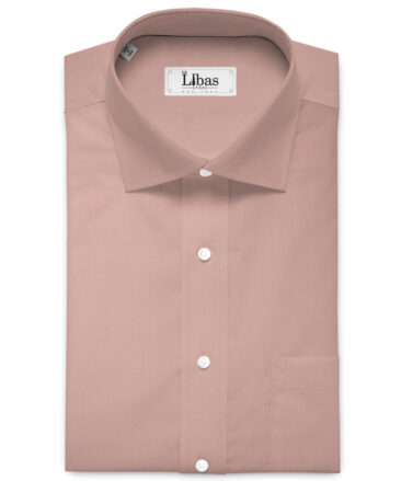 Luthai Men's  Cotton Solids  Unstitched Shirting Fabric (Orchid Pink)