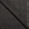 OCM Men's 50% Wool  Checks  Unstitched Tweed Fabric for Jacket & Blazer  (Grey)