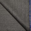 OCM Men's 100% Wool  Herringbone  Unstitched Tweed Fabric for Jacket & Blazer  (Grey)