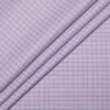 Soktas Men's 120/2 Giza Cotton Checks  Unstitched Shirting Fabric (Purple)