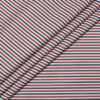 Soktas Men's 140/2 Giza Cotton Striped  Unstitched Shirting Fabric (White & Maroon)