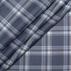 Siyaram's Men's  Superfine Cotton Checks  Unstitched Shirting Fabric (Aegean Blue)