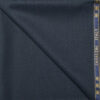 Cavalero Italy Men's 60% Wool Super 120's Structured  Unstitched Trouser Fabric (Dark Blue)