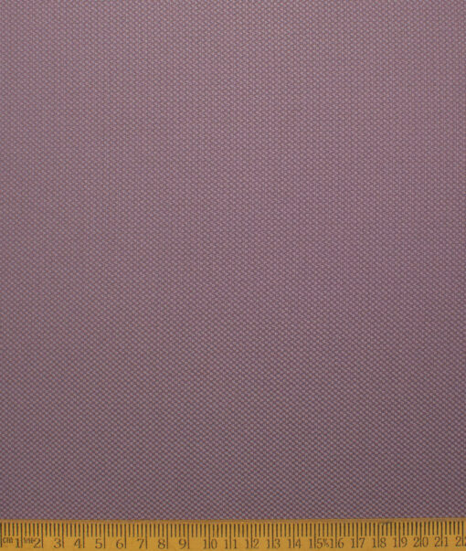 Italian Channel Men's Terry Rayon  Structured  Unstitched Suiting Fabric (Turkish Rose Purple)