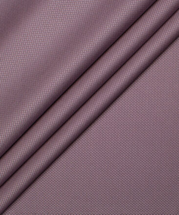 Italian Channel Men's Terry Rayon  Structured  Unstitched Suiting Fabric (Turkish Rose Purple)