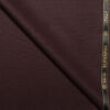 Luigi Bernardo Italy Men's Terry Rayon  Structured  Unstitched Suiting Fabric (Dark Wine)