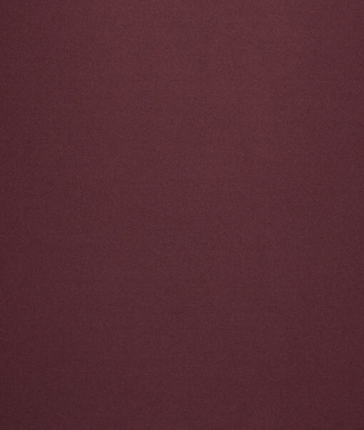 Luigi Bernardo Italy Men's Terry Rayon  Solids  Unstitched Stretchable Suiting Fabric (Wine)