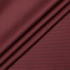 Arvind Men's  Superfine Cotton Striped  Unstitched Shirting Fabric (Maroon Red)