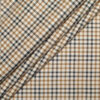 Arvind Men's  Superfine Cotton Checks  Unstitched Shirting Fabric (Beige & Brown)