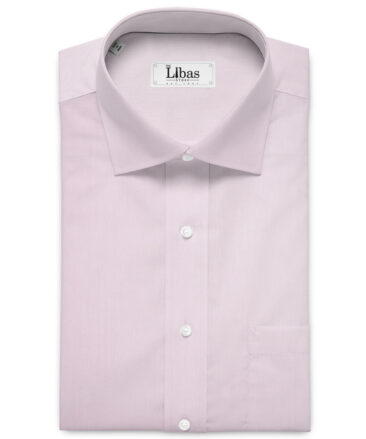 Soktas Men's 120/2 Giza Cotton Solids  Unstitched Shirting Fabric (Rose Pink)